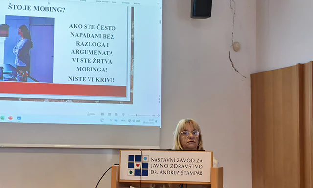 mr. sig. Blaženka Rogan, mag. int. rel. et dipl., dipl. ing. sig., stalni sudski vještak i nadvještak pri Trgovačkom sudu te predsjednica Udruge MOBING STOP