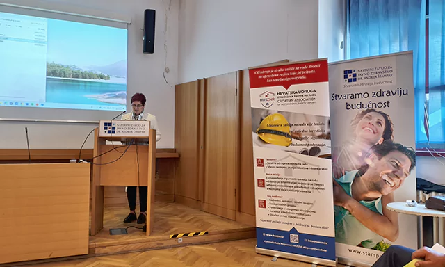 Nihada Omerdić, dipl. ing. kem. teh., moderatorica skupa i dopredsjednica udruge