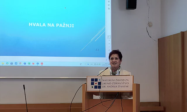 Nihada Omerdić, dipl. ing. kem. teh., moderatorica skupa i dopredsjednica udruge